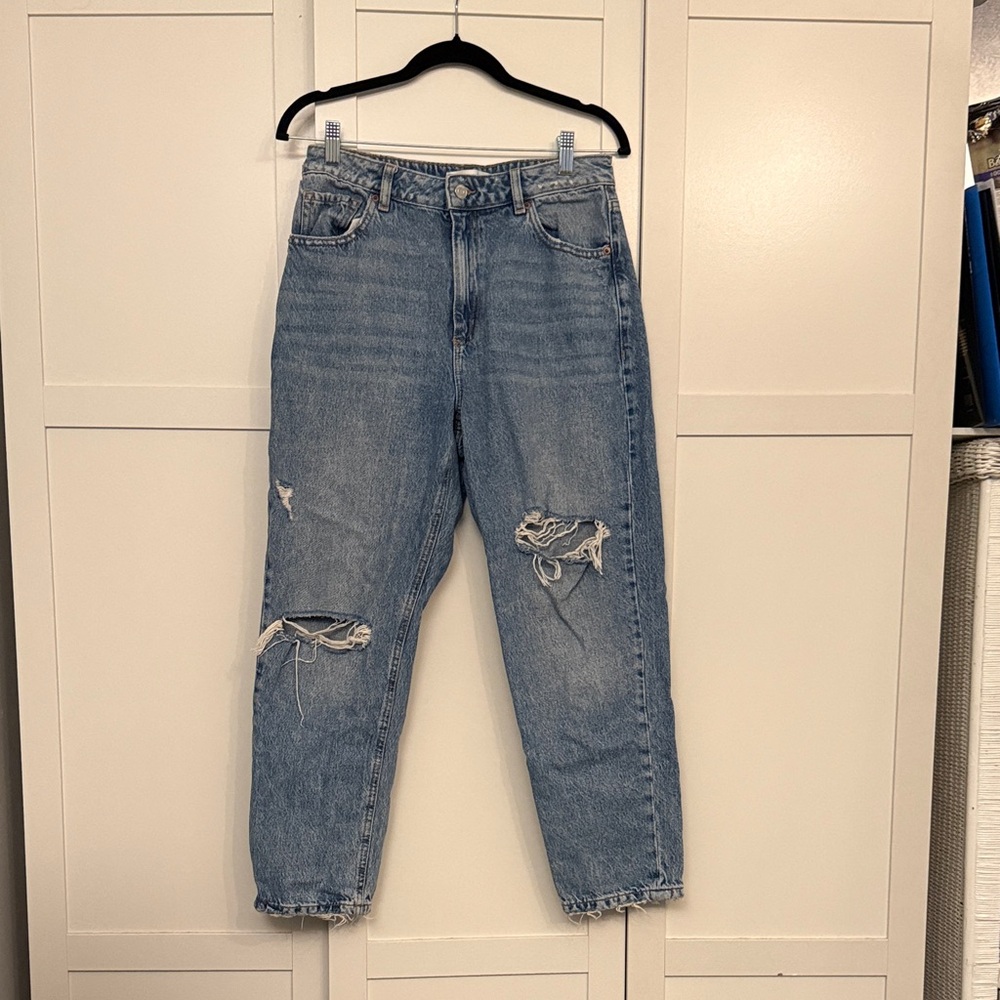 Dynamite Claudia Distressed Mom Jeans